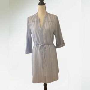 Honey Bella Tie Waist Shirt Dress